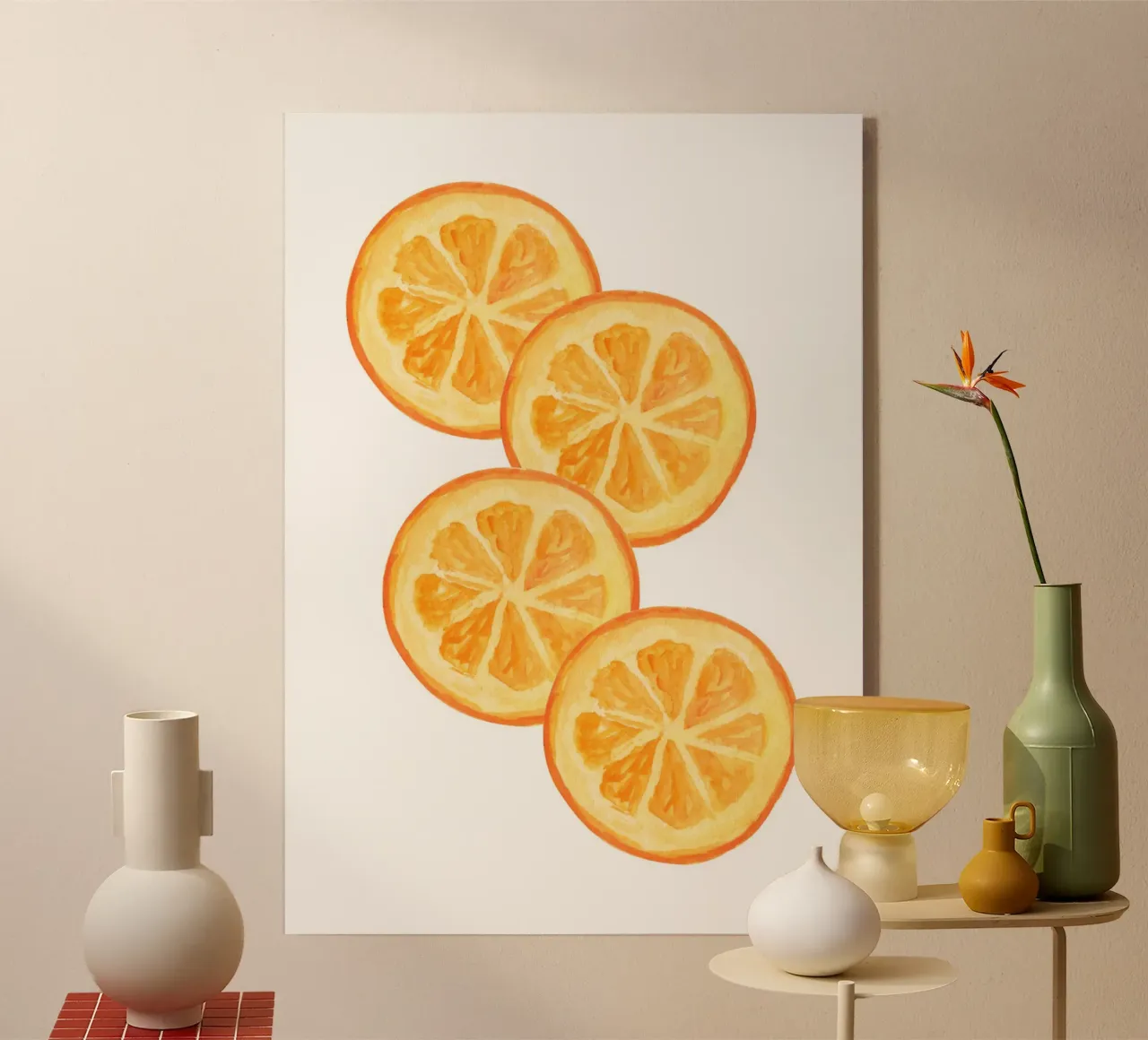 Orange slices plexiglass da PinkCandyWalls