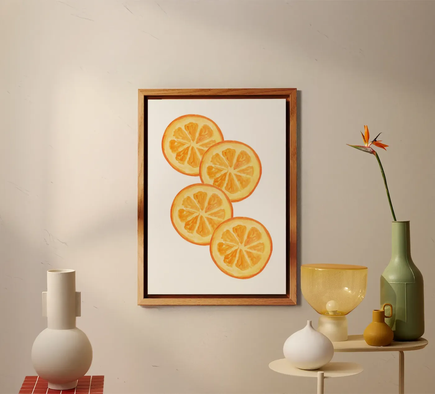 Orange slices pannello forex da PinkCandyWalls