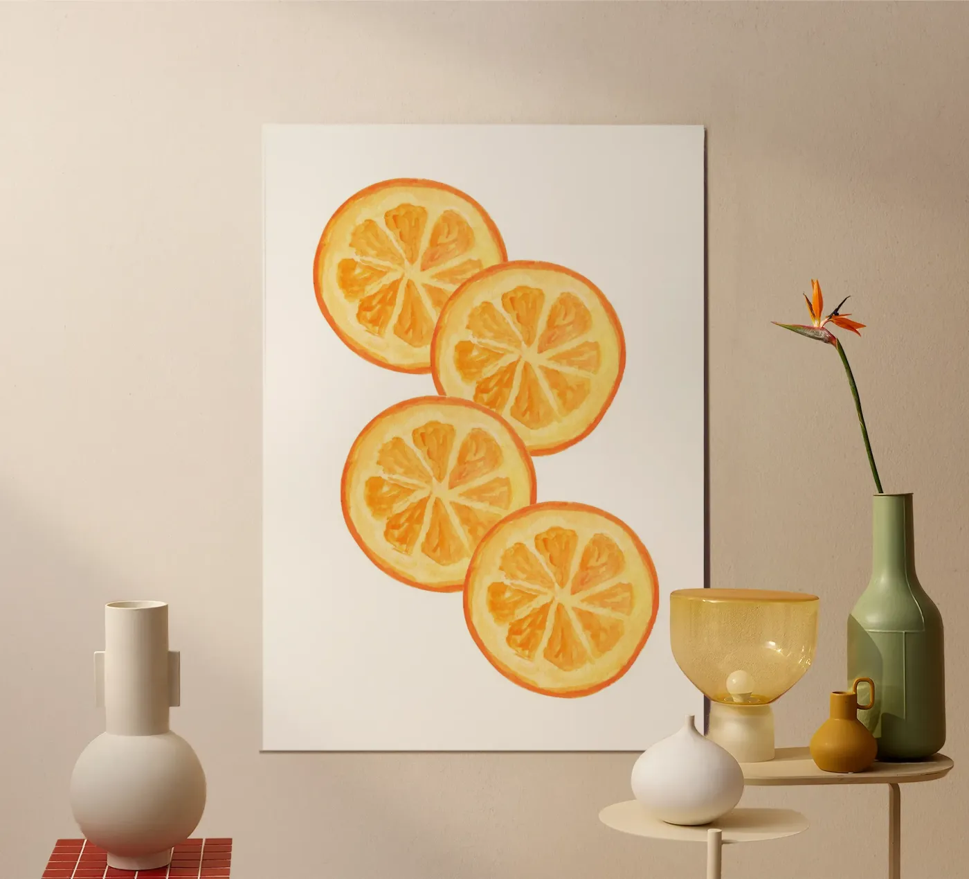 Orange slices pannello forex da PinkCandyWalls
