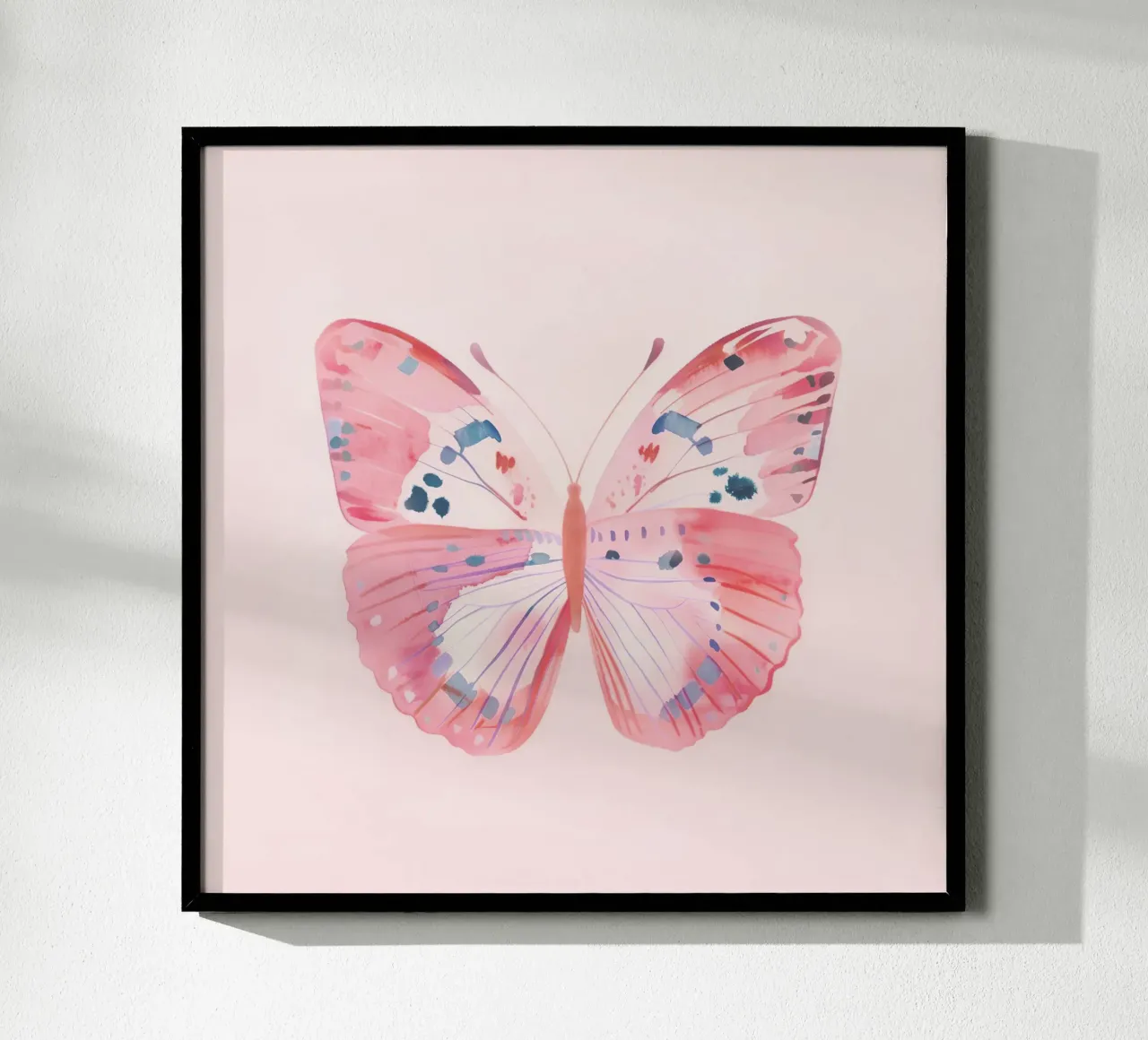 Papillon rose Féminin Spirituel Guérison Art Fantaisiste hahnemühle de Gentle Echoes Art