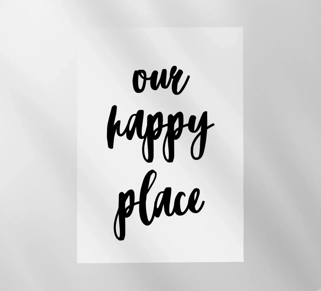 Our happy place pellicola backlit da PinkCandyWalls