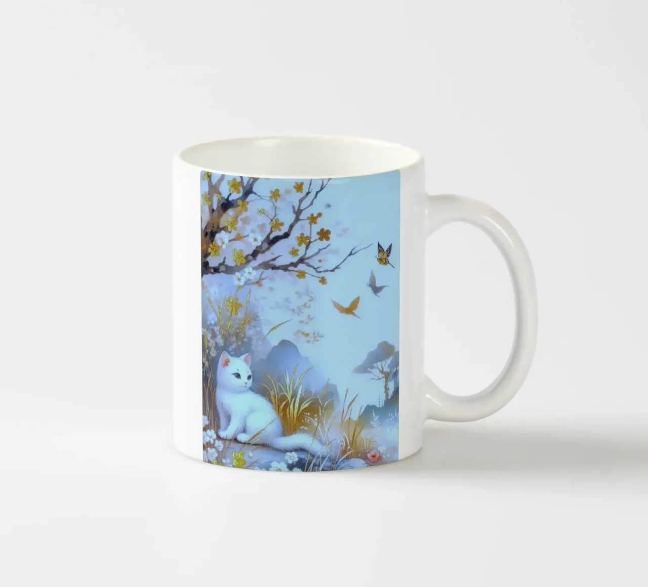 fairy cat tazza in ceramica da ryan