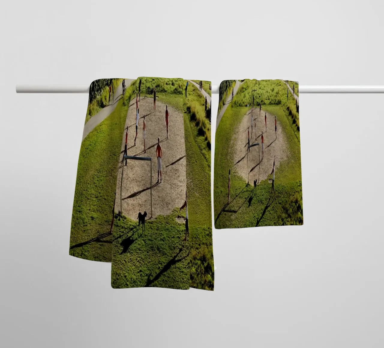 Isar Liebe, Munich towel by Simon Koy