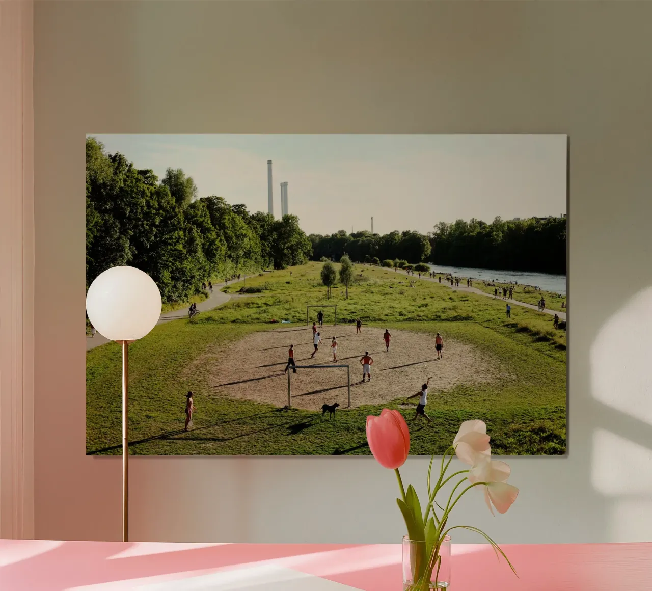 Isar Liebe, Monaco di Baviera carta hahnemühle da Simon Koy