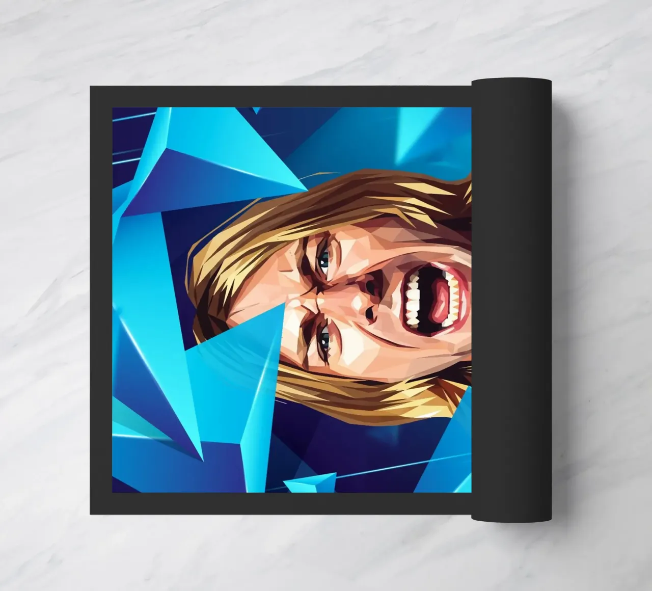 Kurt Cobain Urlo Low poly zerbino da Low Profile