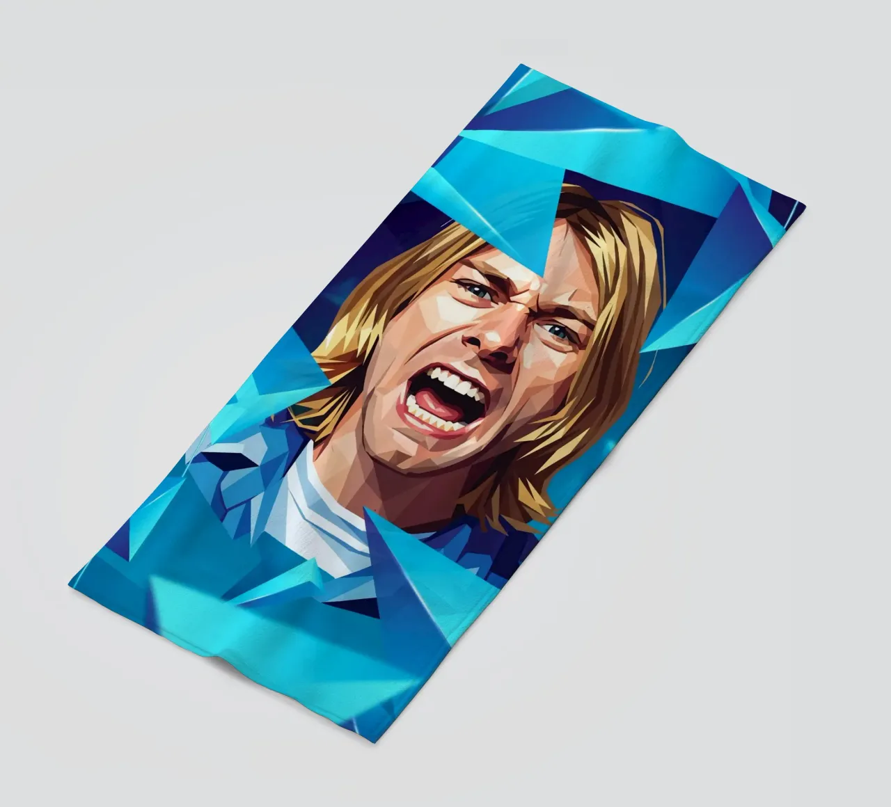 Kurt Cobain Urlo Low poly telo mare da Low Profile
