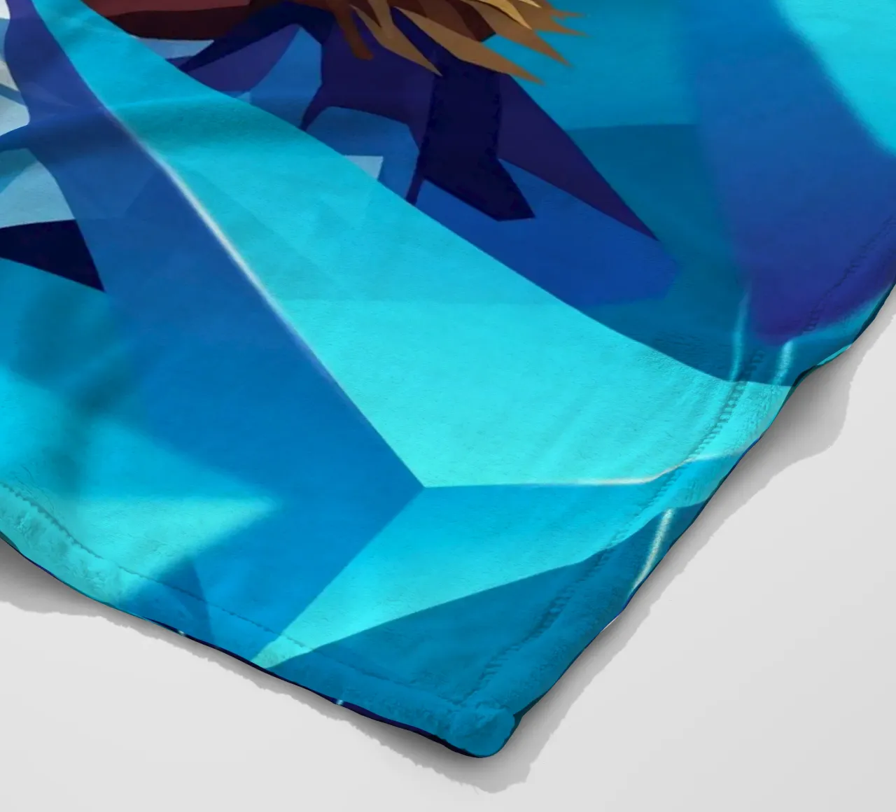 Kurt Cobain Urlo Low poly coperta in pile da Low Profile