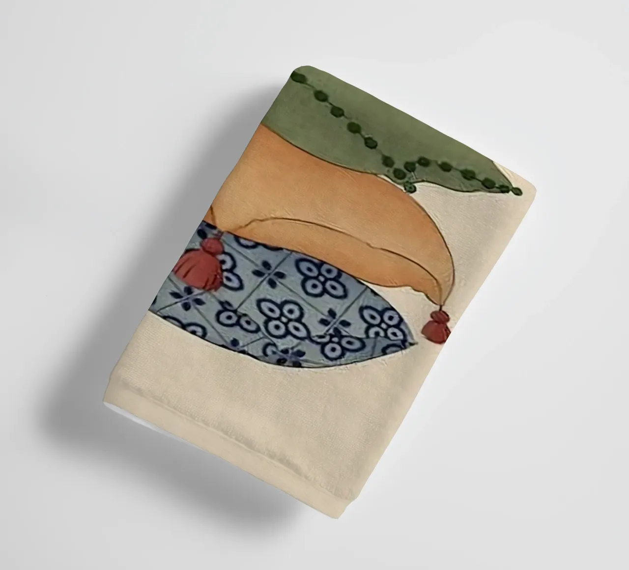 cat on pillow asciugamano da bagno da ryan