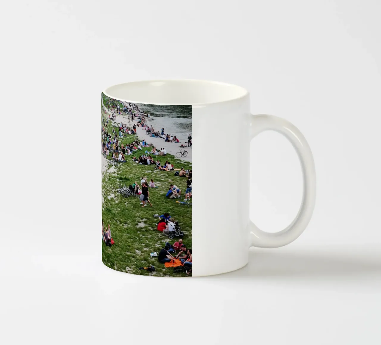 Monaco di Baviera, l'amore dell'Isar tazza in ceramica da Simon Koy