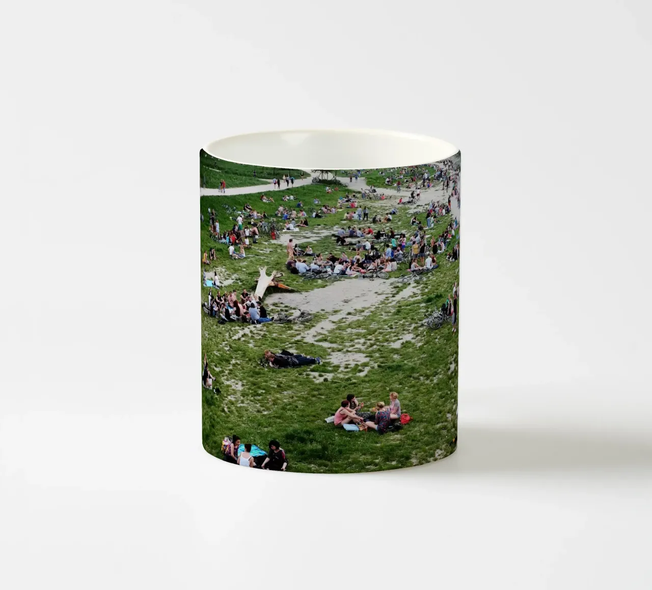 Monaco di Baviera, l'amore dell'Isar tazza in ceramica da Simon Koy