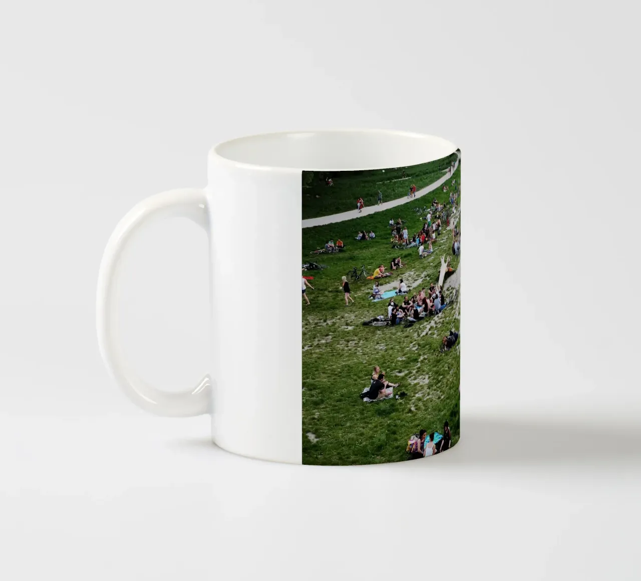 Monaco di Baviera, l'amore dell'Isar tazza in ceramica da Simon Koy