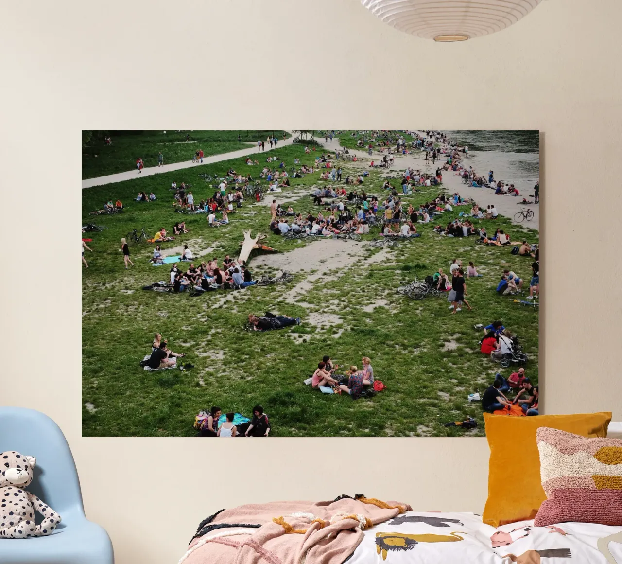 Monaco di Baviera, l'amore dell'Isar plexiglass da Simon Koy