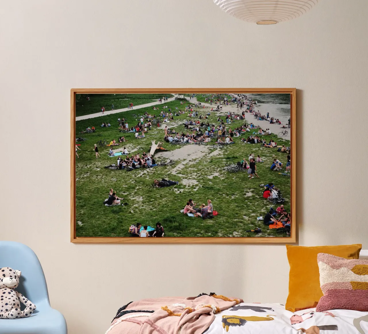 Monaco di Baviera, l'amore dell'Isar alluminio dibond da Simon Koy