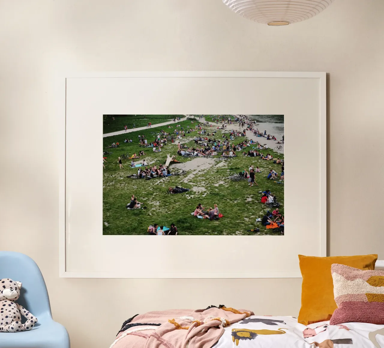 Monaco di Baviera, l'amore dell'Isar carta hahnemühle da Simon Koy