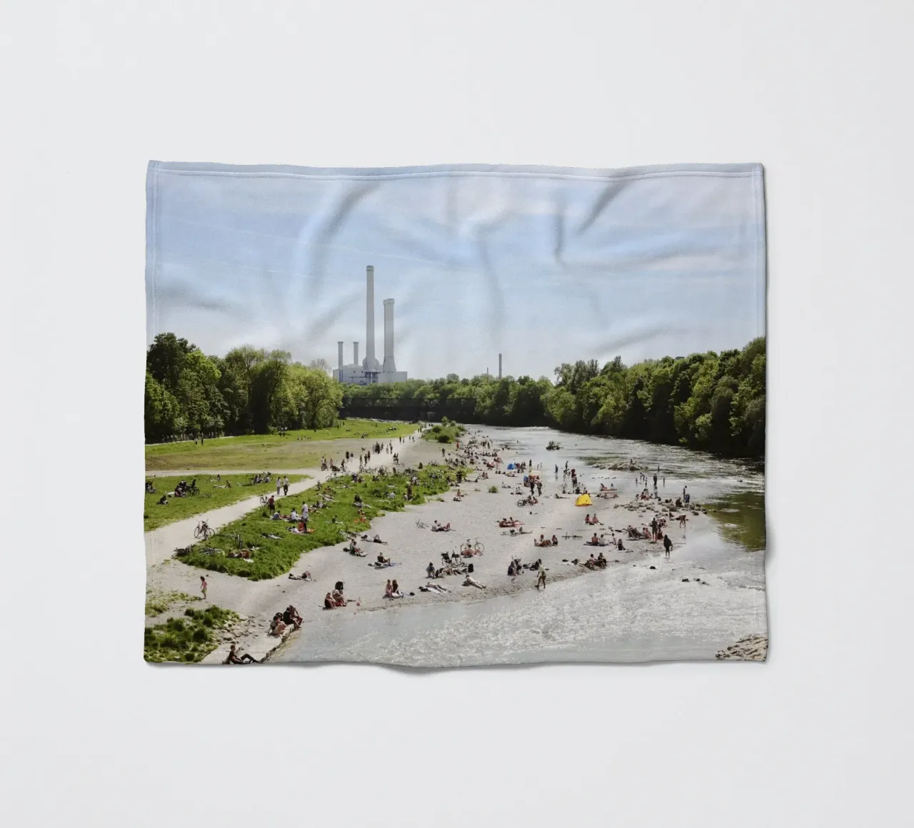 Isar Amore Monaco coperta in pile da Simon Koy