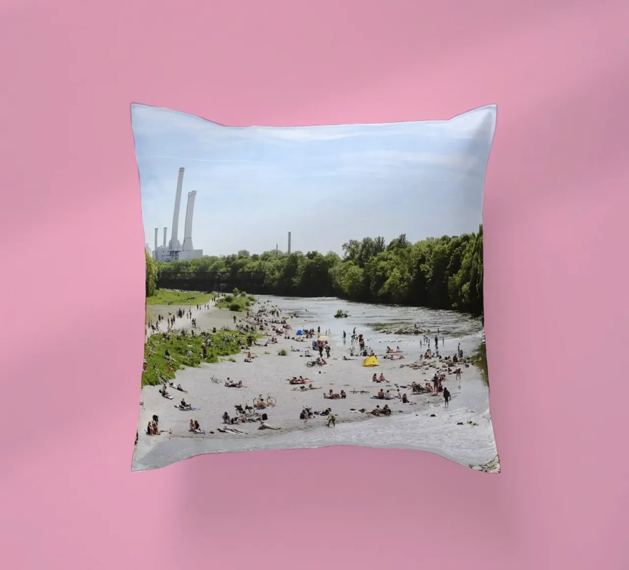 Isar Amore Monaco cuscino da Simon Koy