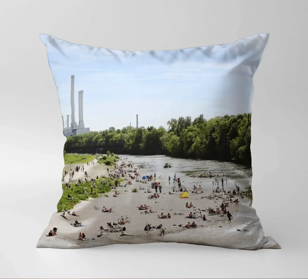 Isar Amore Monaco cuscino da Simon Koy