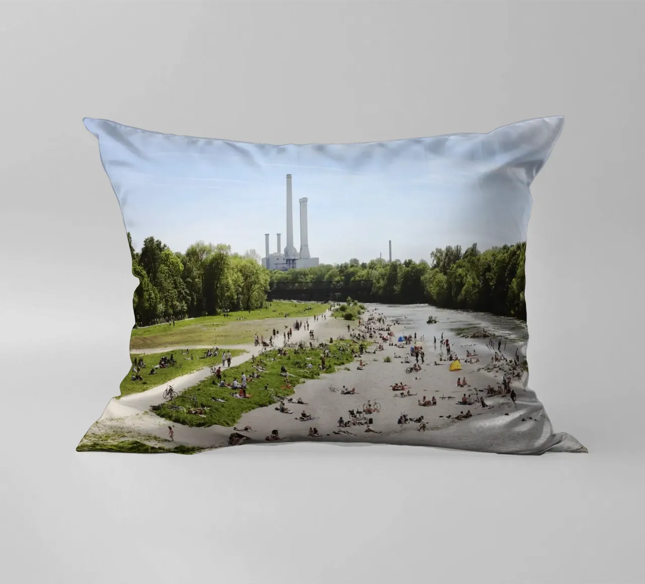 Isar Amore Monaco cuscino da Simon Koy