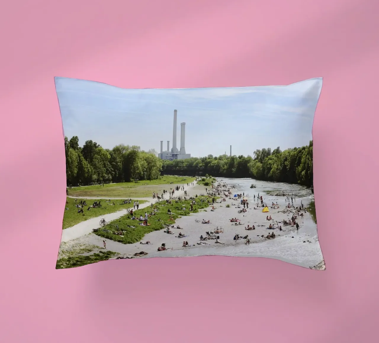 Isar Amore Monaco cuscino da Simon Koy