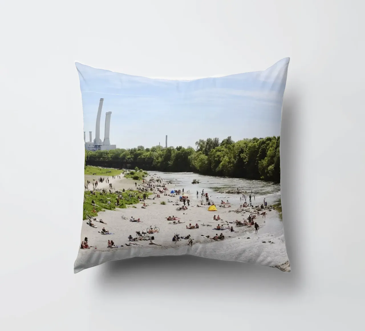 Isar Amore Monaco cuscino da Simon Koy