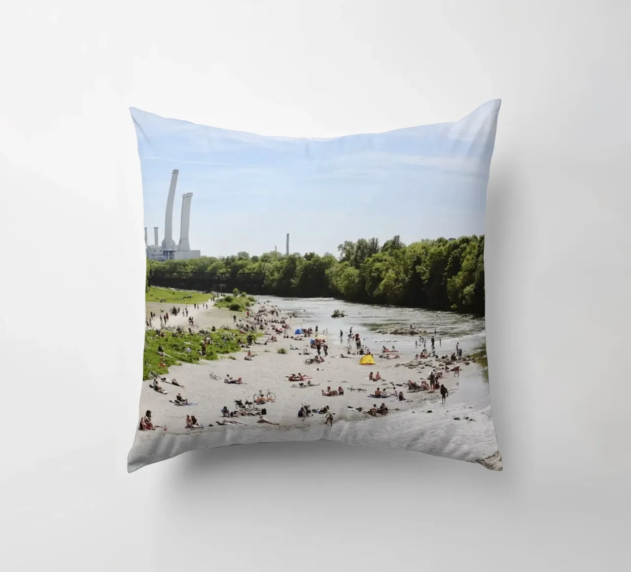 Isar Amore Monaco cuscino da Simon Koy