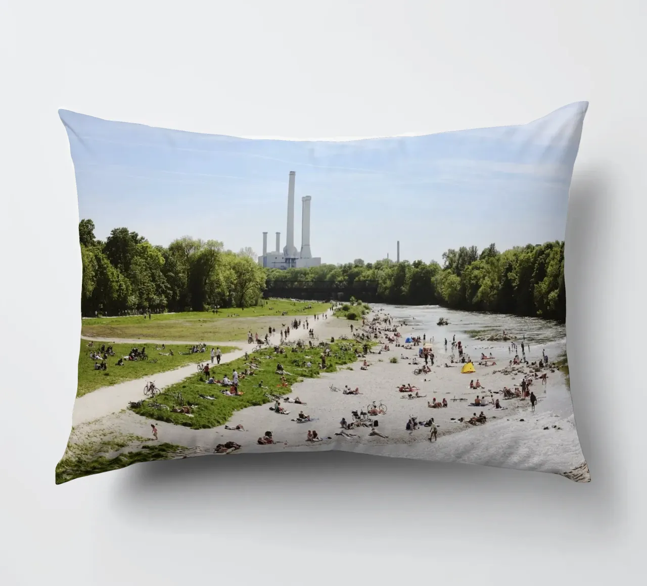 Isar Amore Monaco cuscino da Simon Koy
