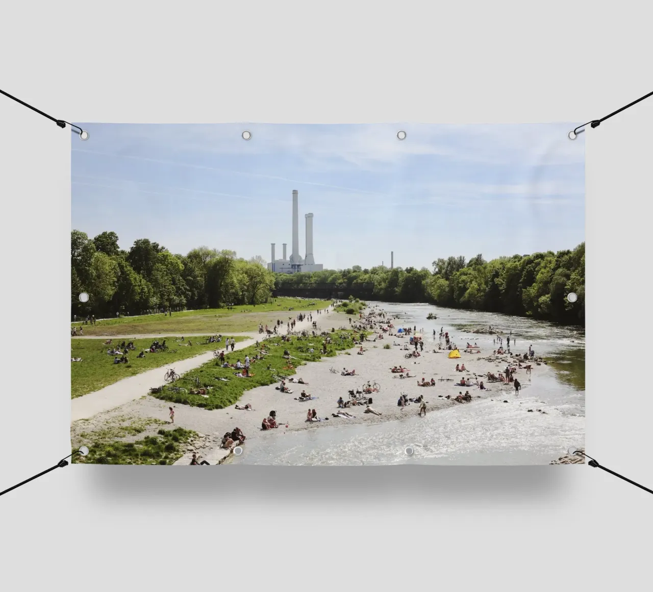 Isar Amore Monaco telo in pvc da Simon Koy