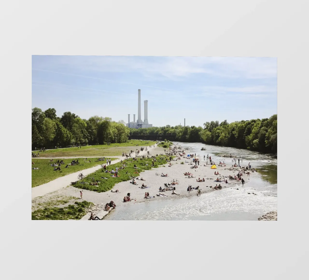Isar Amore Monaco telo in pvc da Simon Koy