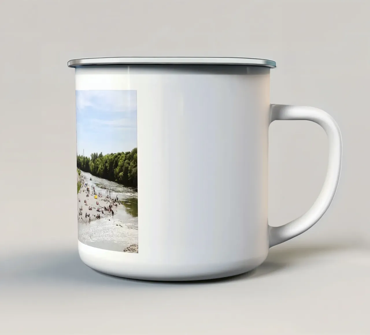 Isar Amore Monaco tazza in smalto da Simon Koy