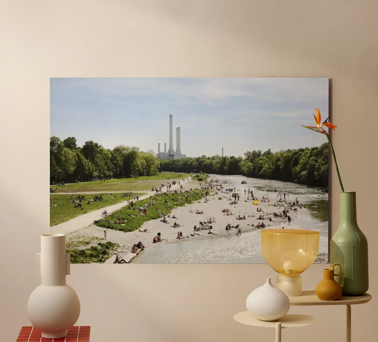 Isar Amore Monaco alluminio dibond da Simon Koy
