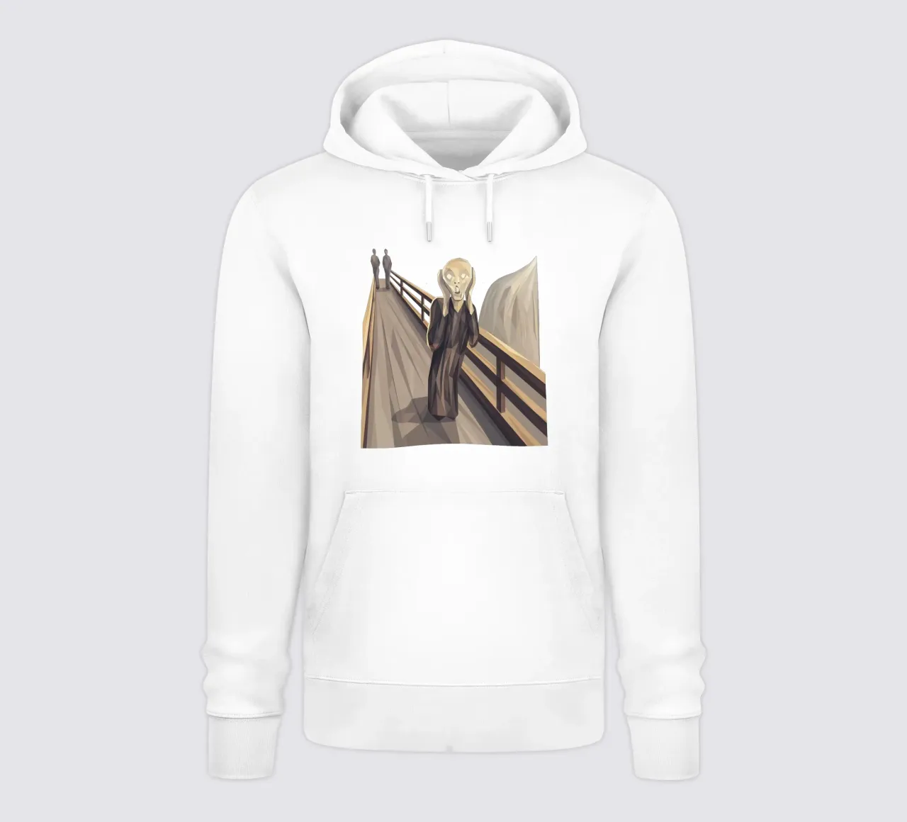 L'urlo Lowpoly felpa con cappuccio da Low Profile