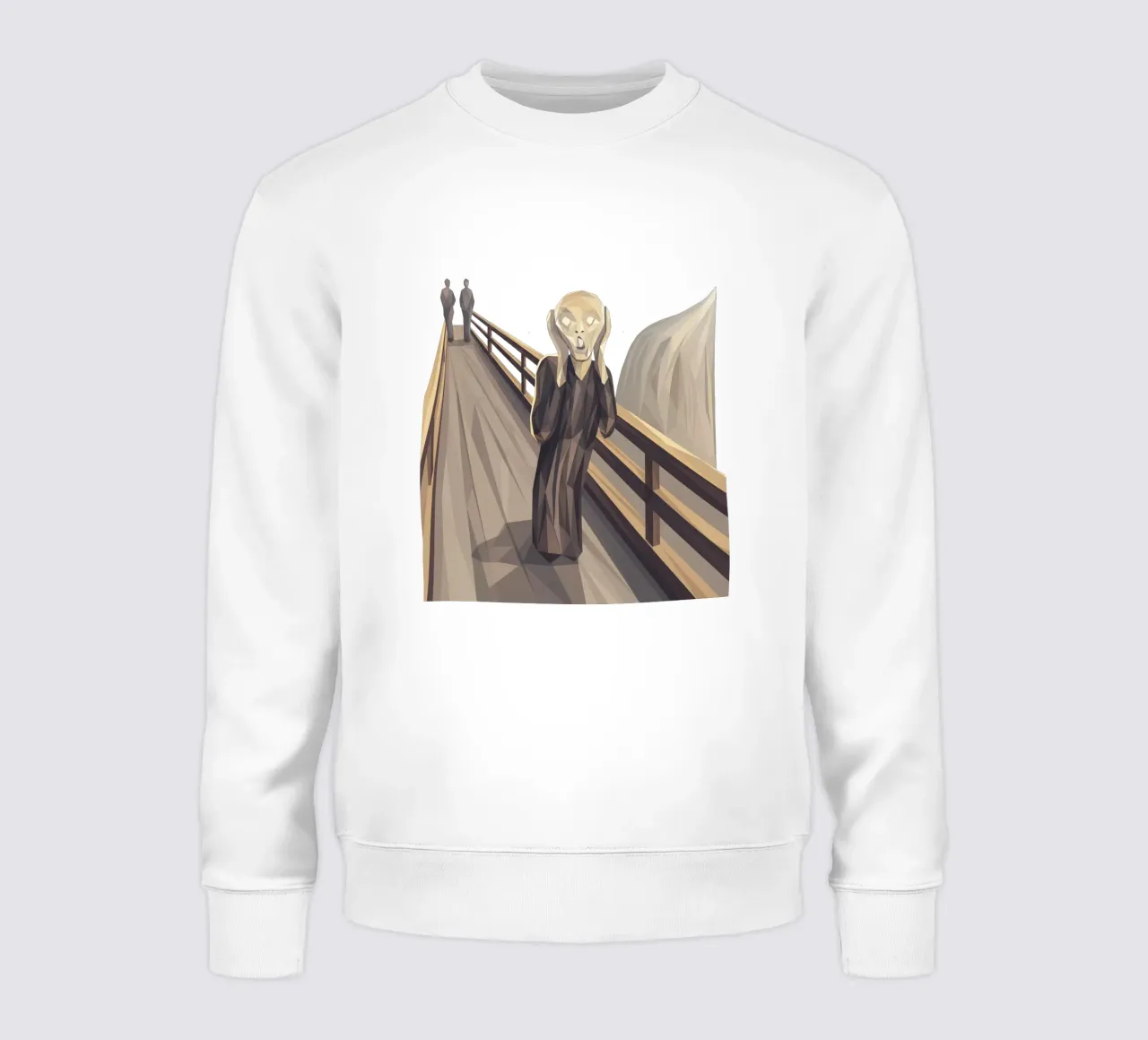 L'urlo Lowpoly felpa da Low Profile