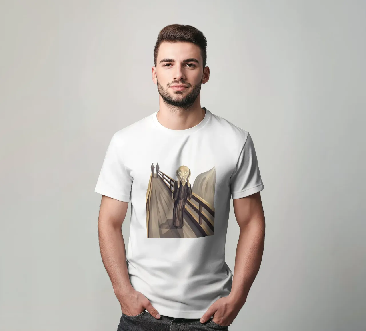 L'urlo Lowpoly t-shirt da Low Profile
