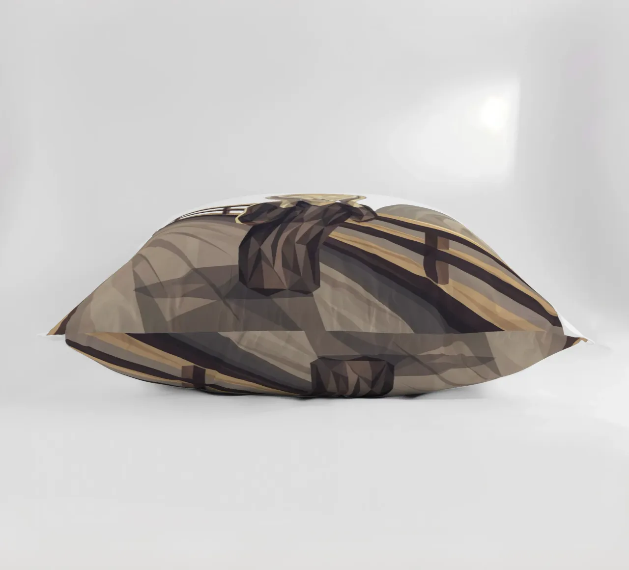 L'urlo Lowpoly cuscino da Low Profile