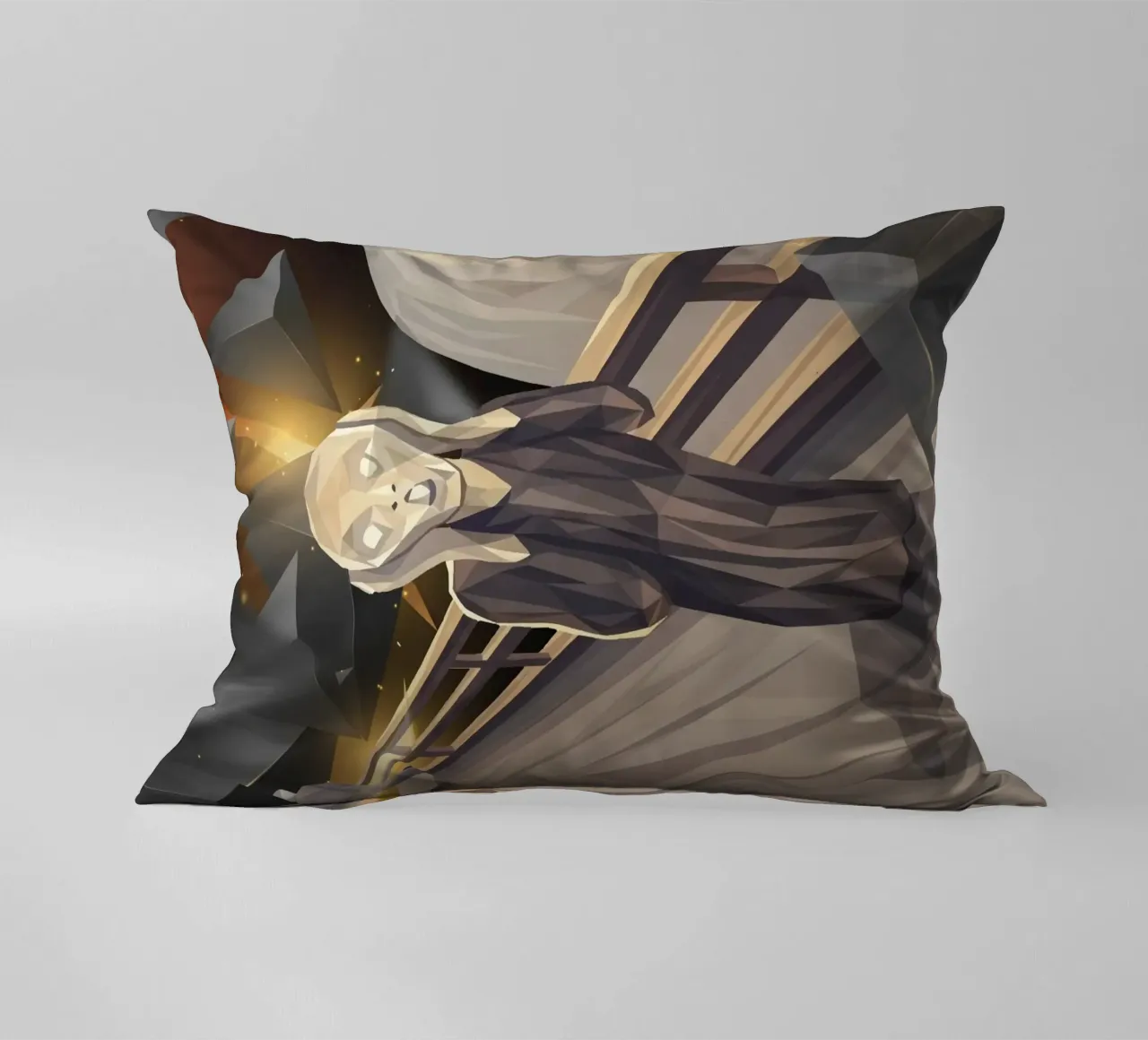 L'urlo Lowpoly cuscino da Low Profile