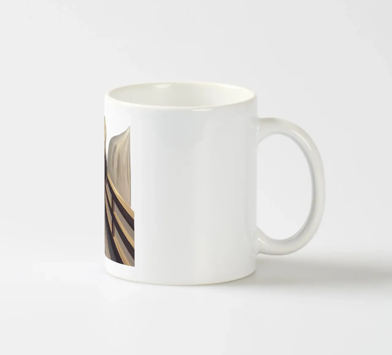 L'urlo Lowpoly tazza in ceramica da Low Profile