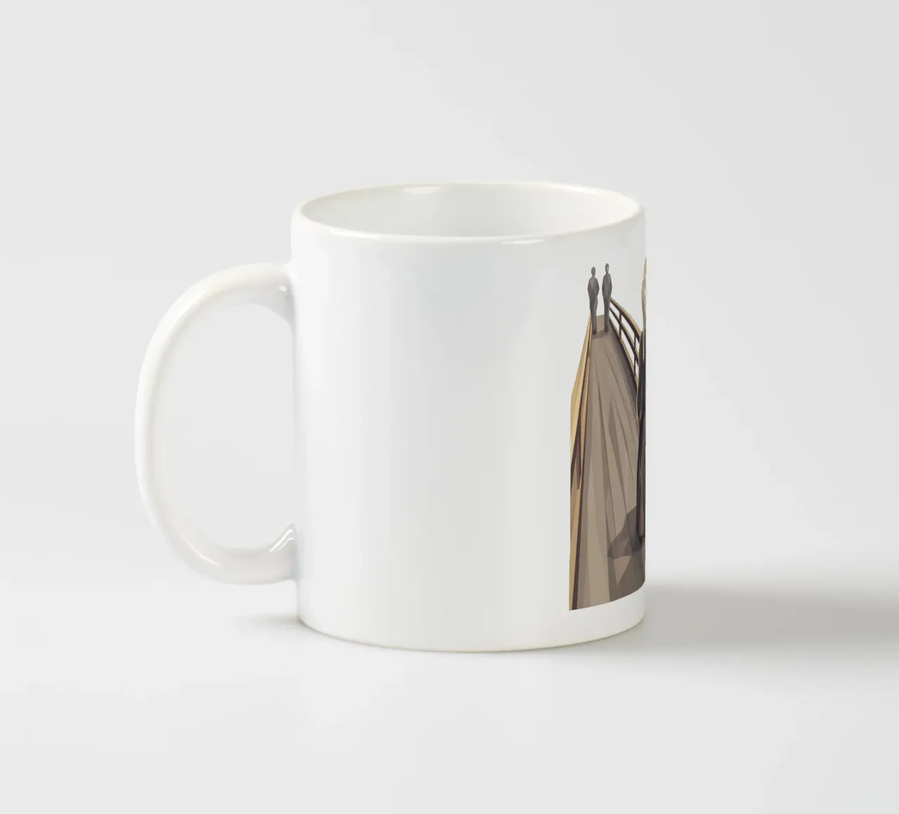 L'urlo Lowpoly tazza in ceramica da Low Profile