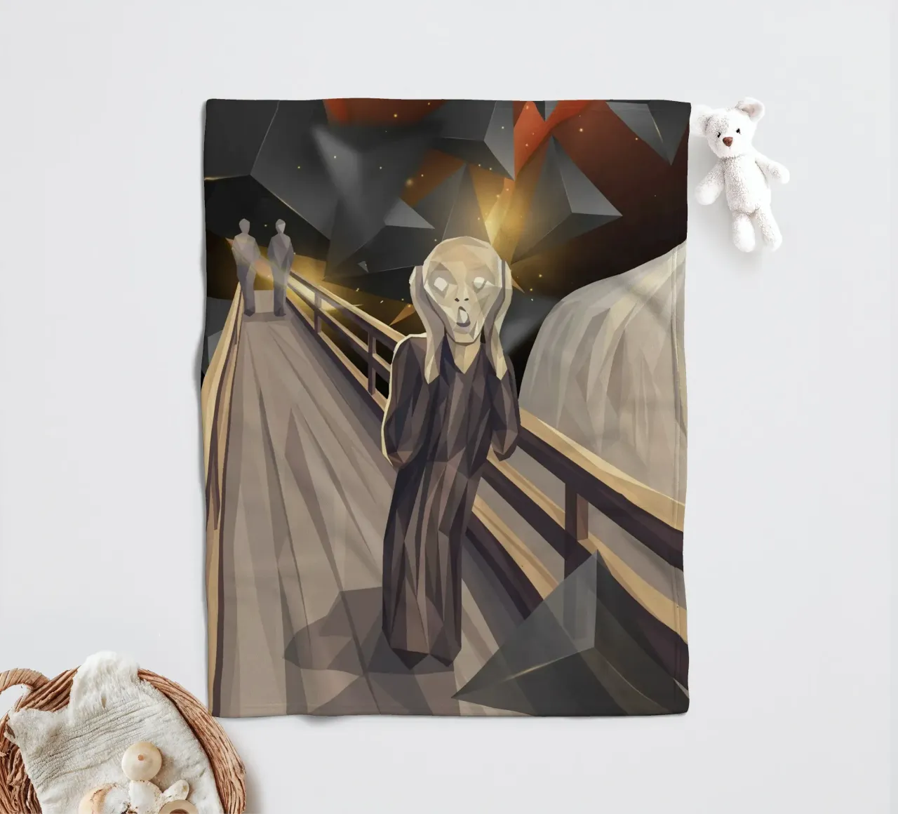 L'urlo Lowpoly coperta in pile da Low Profile