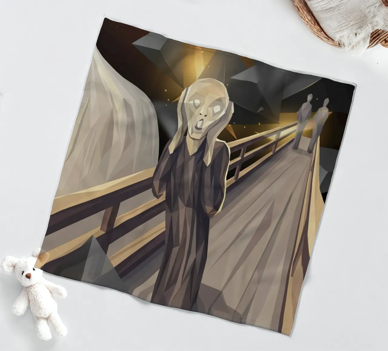 L'urlo Lowpoly coperta in pile da Low Profile