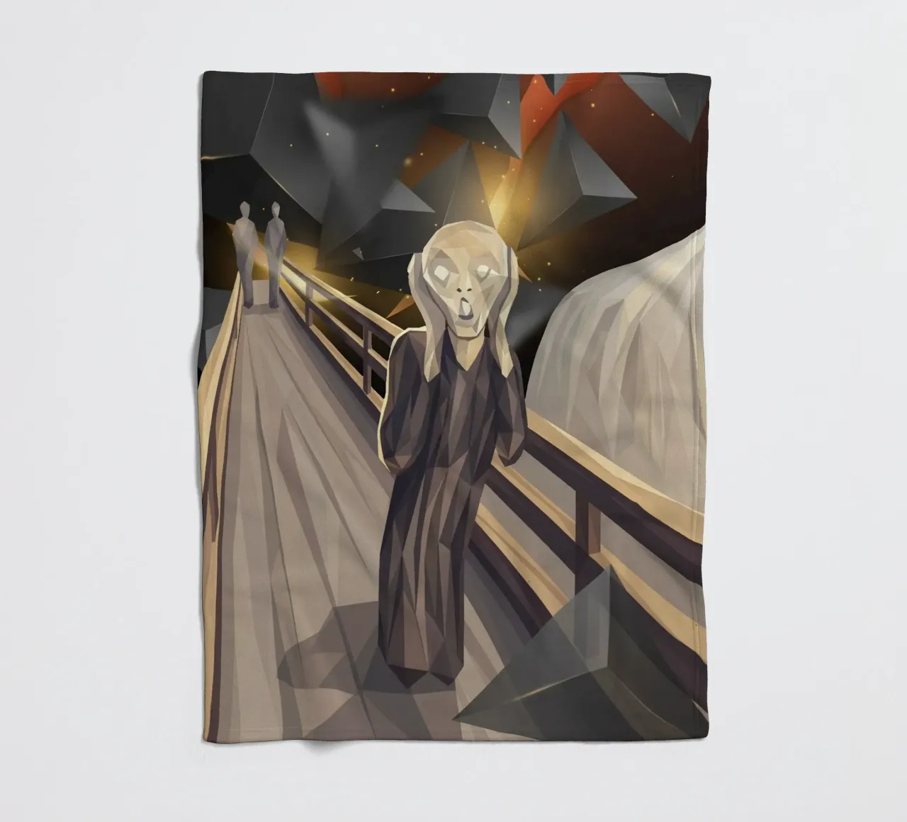 L'urlo Lowpoly coperta in pile da Low Profile