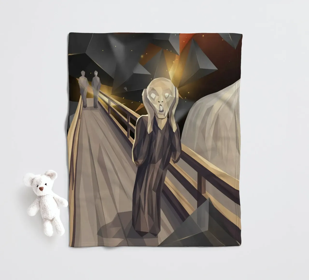 L'urlo Lowpoly coperta in pile da Low Profile