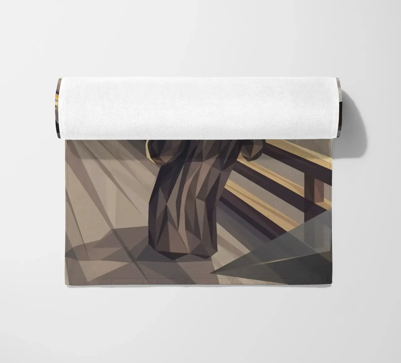 L'urlo Lowpoly telo mare da Low Profile