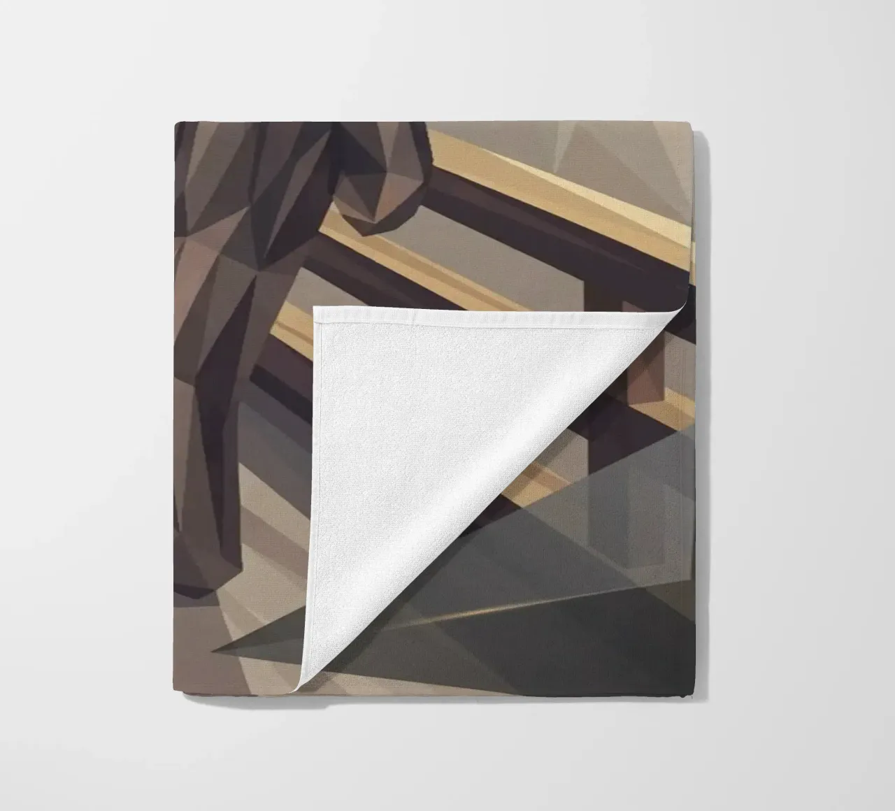 L'urlo Lowpoly telo mare da Low Profile