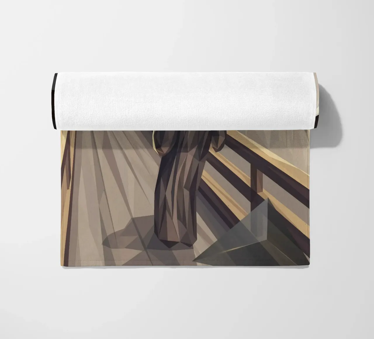 L'urlo Lowpoly telo mare da Low Profile