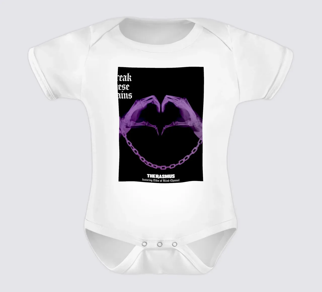 Rompere queste catene - The Rasmus Band body neonato maniche corte da grass.studio_