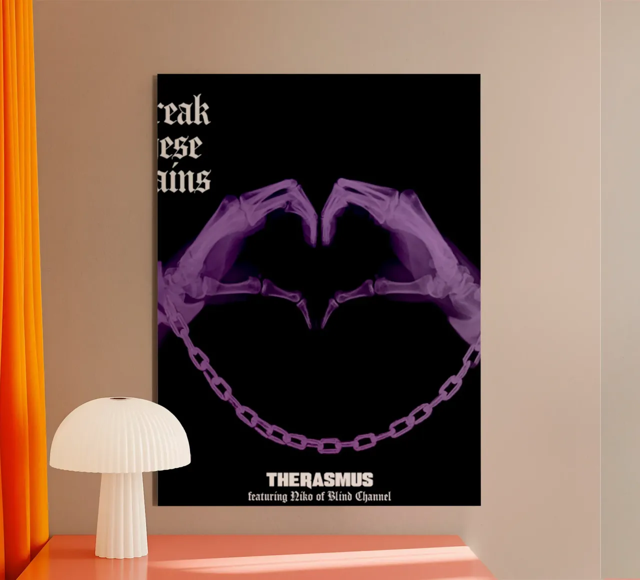 Rompere queste catene - The Rasmus Band alluminio dibond da grass.studio_