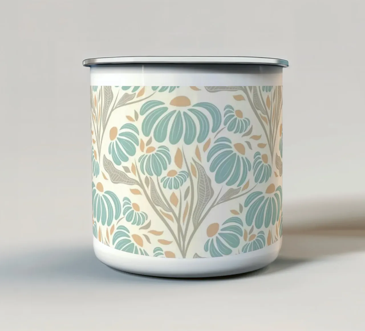 Petali selvatici - Brezza blu tazza in smalto da Dream Print Designs