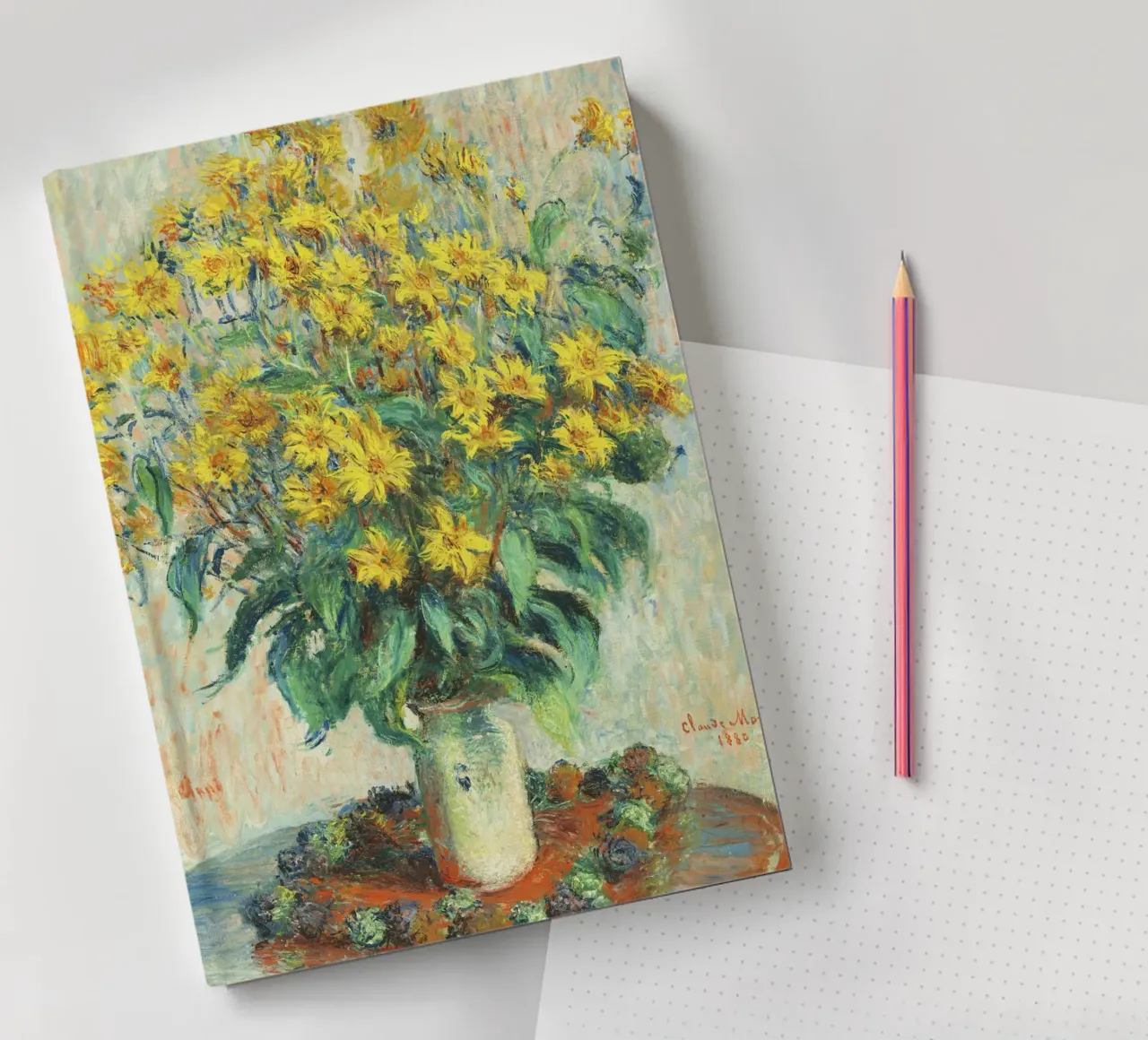 I fiori di carciofo di Claude Monet diario da Monet Art Prints