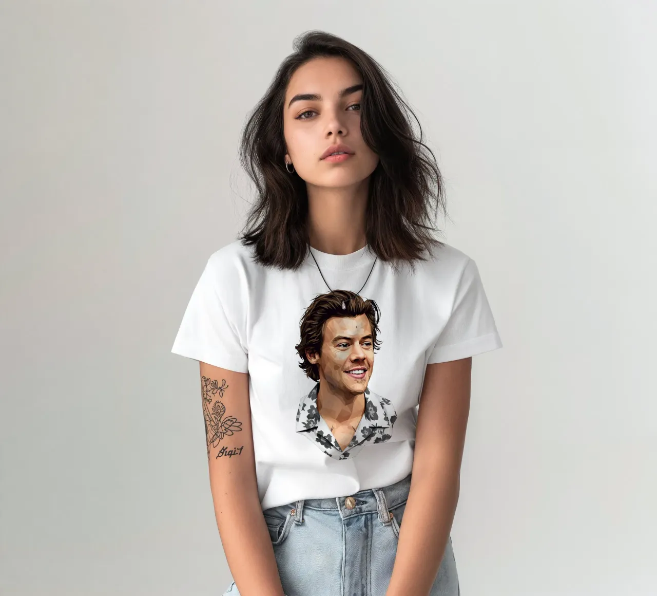 Harry Styles Lowpoly t-shirt da Low Profile