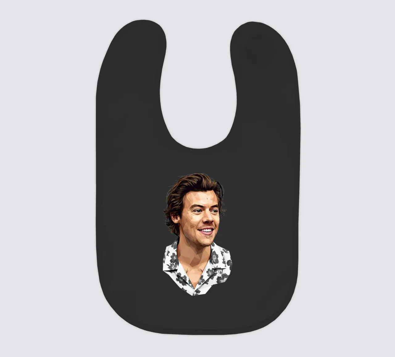 Harry Styles Lowpoly bavaglino da Low Profile
